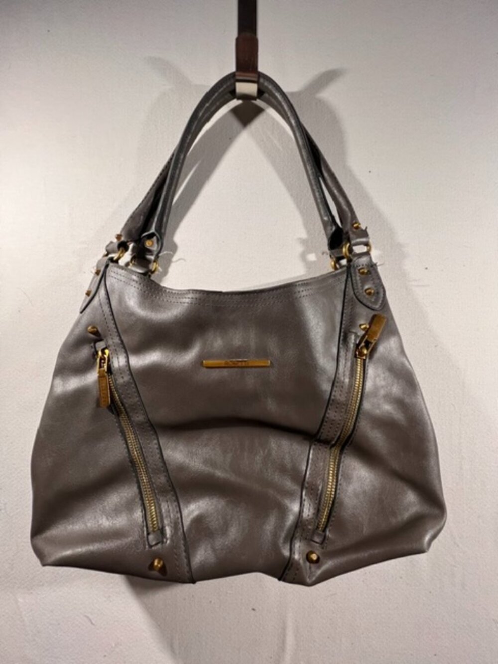 Rosetti Tabby 4-Poster Shoulder Bag - Castle Grey Vegan Leather‎